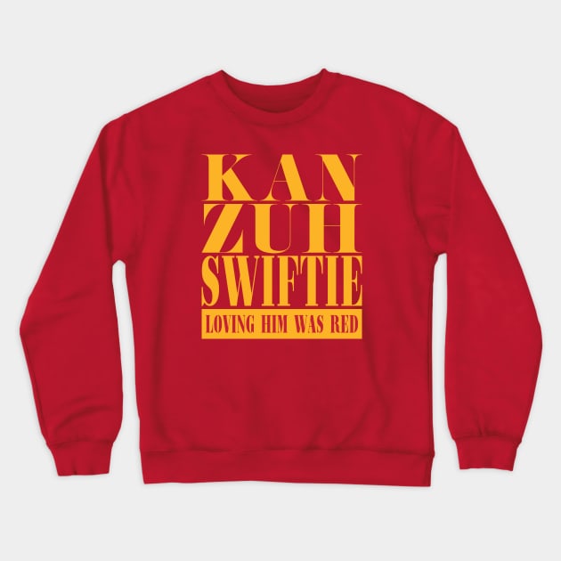 kan zuh swiftie Crewneck Sweatshirt by bellamuert3